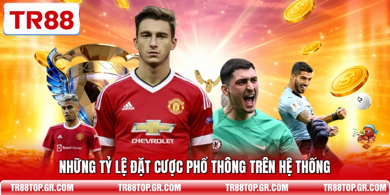 Những tỷ lệ đặt cược phổ thông trên hệ thống